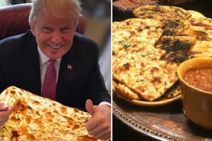 Donald Trump Eating Bukhara Naan