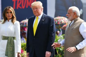 Donald Trump, Melania Trump, Narendra Modi